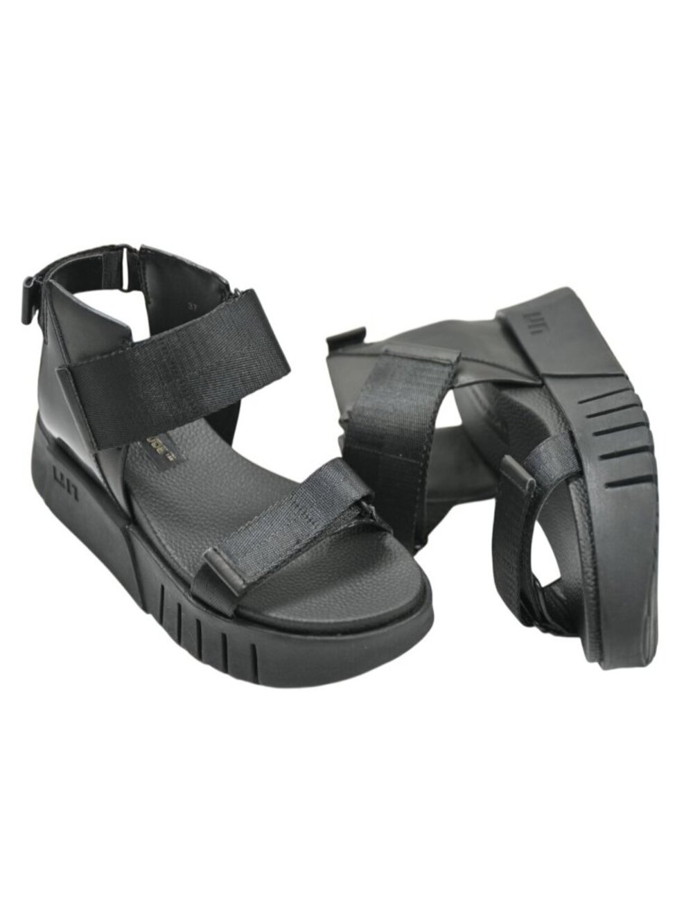 United Nude Delta Run Sandals in Black